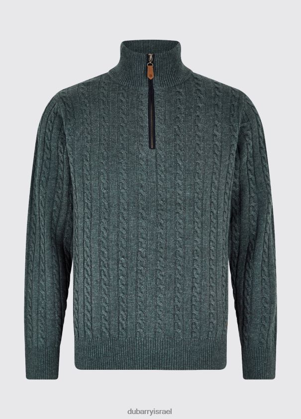 Dubarry גברים סוודר עם צווארון רוכסן של קרונין הַלבָּשָׁה חלוק אבן כהה 62HPJ1100