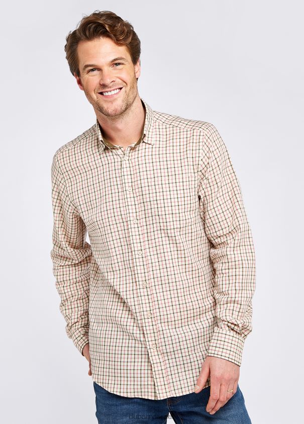 Dubarry גברים קונל חולצה משובצת הַלבָּשָׁה ירוק כהה 62HPJ1160