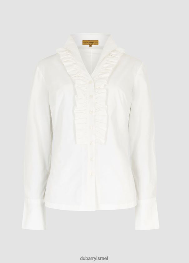 Dubarry נשים חולצת הידראנגאה הַלבָּשָׁה לבן 62HPJ184