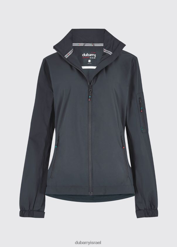 Dubarry נשים מעיל צוות מרופד ליוורנו הַלבָּשָׁה גרָפִיט 62HPJ210