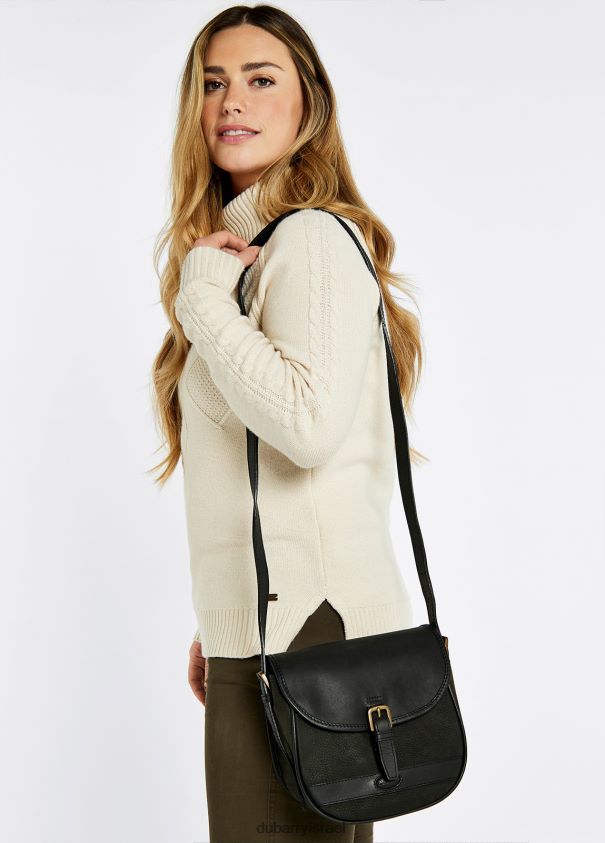 Dubarry נשים תיק אוכף מעור קלרה אביזרים שָׁחוֹר 62HPJ355