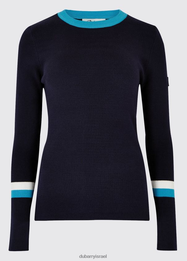 Dubarry נשים סוודר טולקה הַלבָּשָׁה חיל הים מולטי 62HPJ596