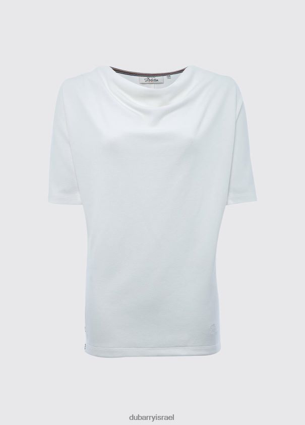 Dubarry נשים חלק עליון צווארון פרמויל הַלבָּשָׁה לבן 62HPJ646