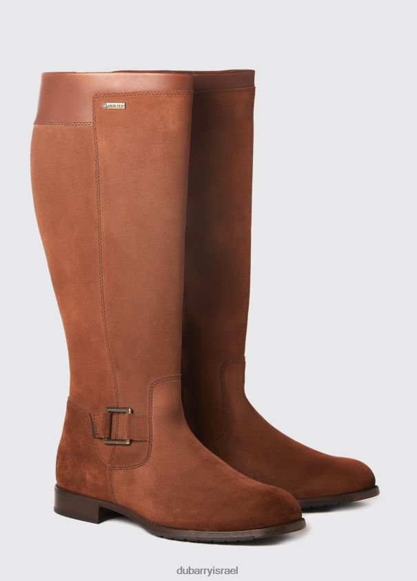 Dubarry נשים מגף עם סוליית עור לימריק הַנעָלָה חוּם אֲדַמדַם 62HPJ656