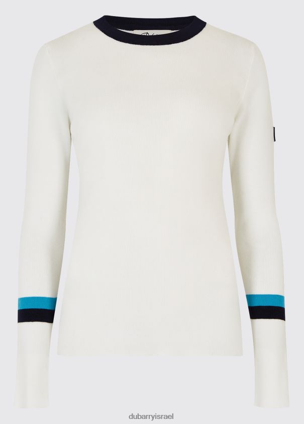 Dubarry נשים סוודר טולקה הַלבָּשָׁה מולטי לבן 62HPJ670