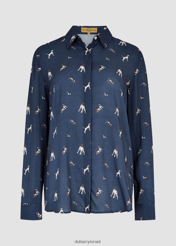 Dubarry נשים חולצה בהדפס דפני ציד הַלבָּשָׁה חיל הים 62HPJ707