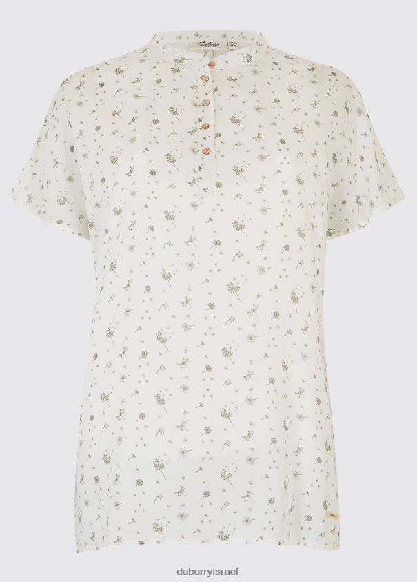 Dubarry נשים עליונית מודפסת מפל הַלבָּשָׁה לבן 62HPJ763