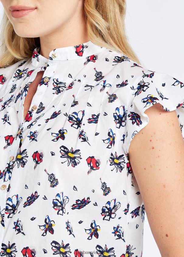 Dubarry נשים חולצה פרועה יותר הַלבָּשָׁה מולטי לבן 62HPJ779