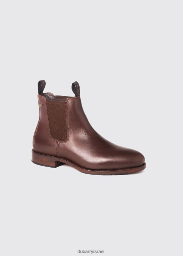 Dubarry גברים מגף עם סוליית עור קרי הַנעָלָה מַהֲגוֹנִי 62HPJ851