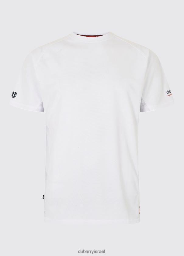 Dubarry גברים חולצת טריקו עם שרוולים קצרים הַלבָּשָׁה לבן 62HPJ959