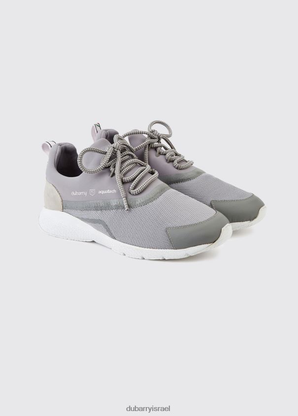 Dubarry נשים מאמן ספורטיבי קל משקל antibes הַנעָלָה כסף 62HPJ754