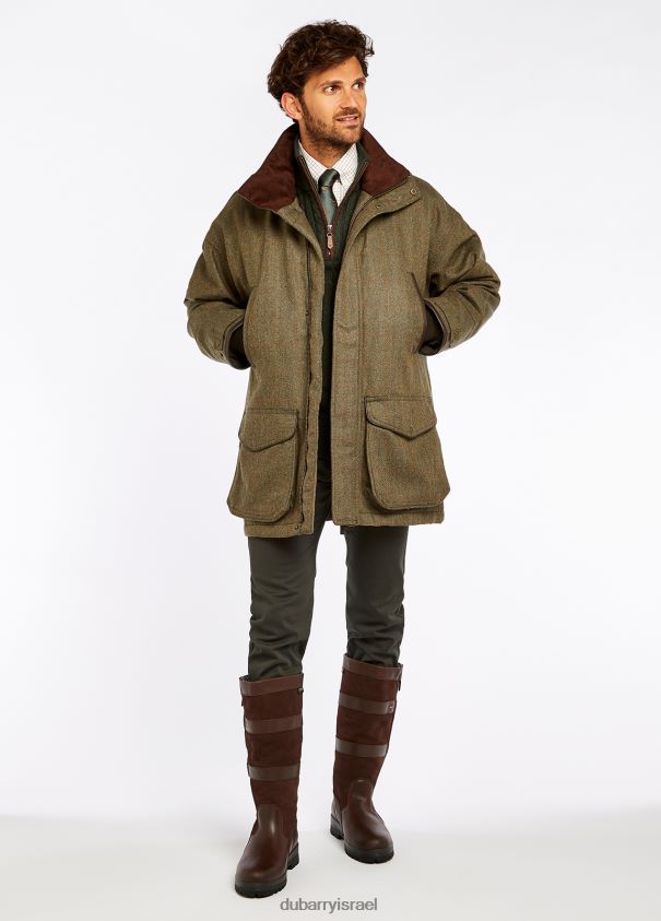 Dubarry גברים מעיל טוויד של ballinturbet הַלבָּשָׁה אֶרֶז 62HPJ971