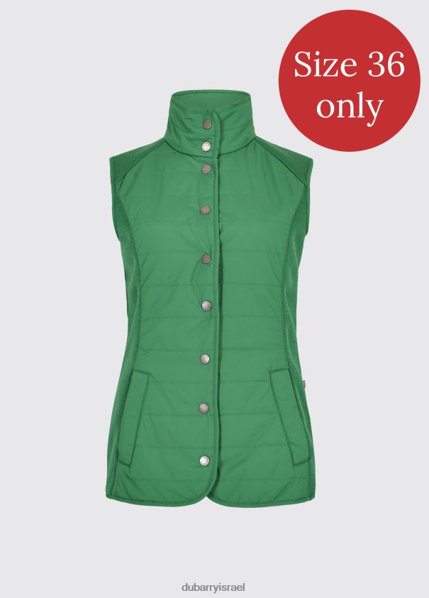 Dubarry נשים ballycoe gilet הַלבָּשָׁה קלי גרין 62HPJ810