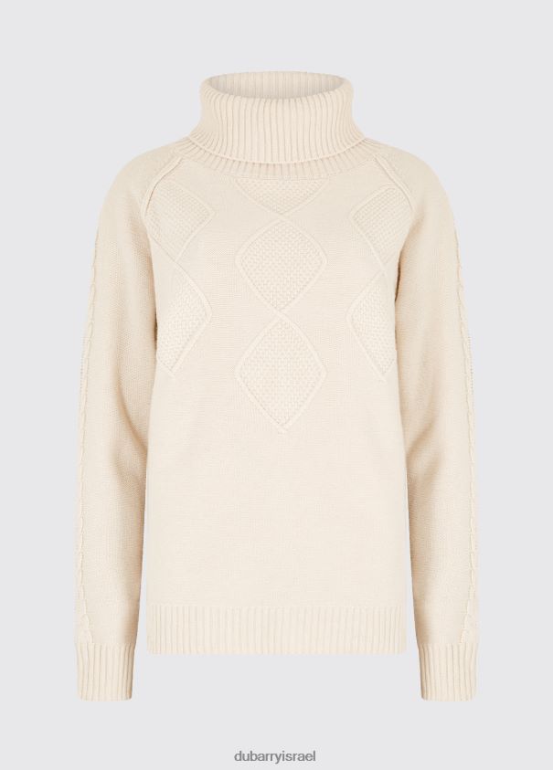 Dubarry נשים סוודר עם צווארון גליל שמנמן של belleek הַלבָּשָׁה גִיר 62HPJ278