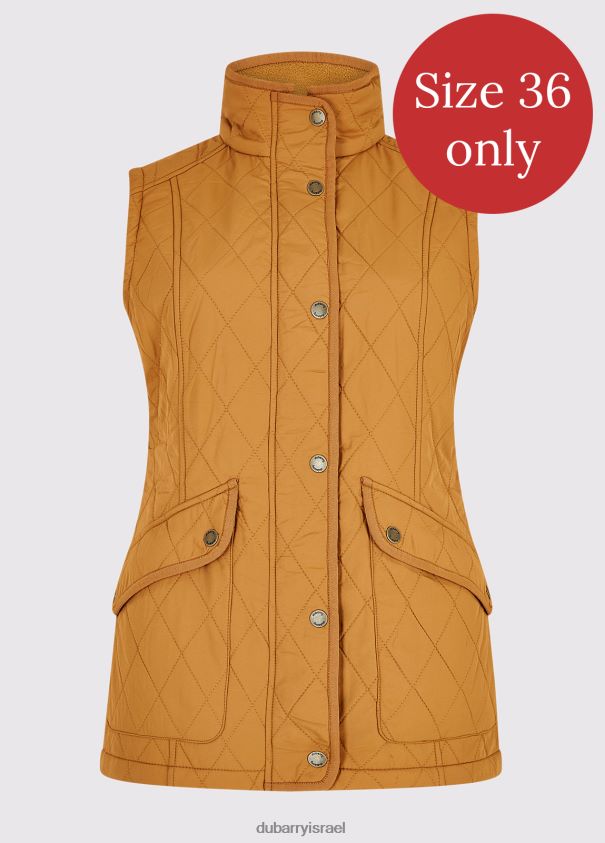 Dubarry נשים clonmel quilted gilet הַלבָּשָׁה עַנבָּר 62HPJ586