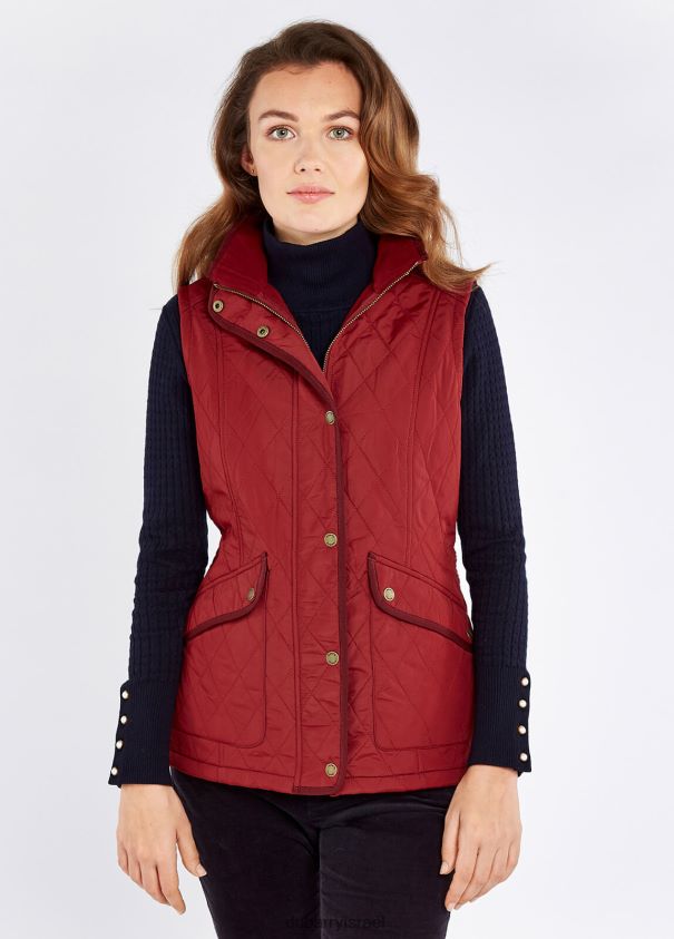 Dubarry נשים clonmel quilted gilet הַלבָּשָׁה אוֹדֶם 62HPJ710