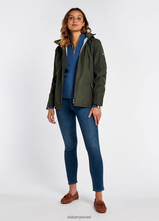 Dubarry נשים מעיל עמיד למים garryvoe הַלבָּשָׁה פסטו 62HPJ130