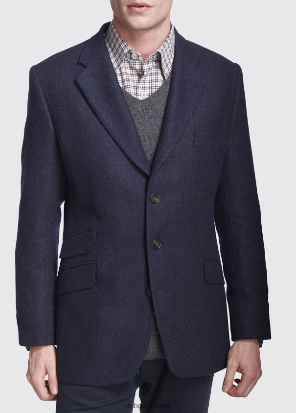 Dubarry גברים מעיל טוויד בהתאמה רגילה של gorse הַלבָּשָׁה חיל הים 62HPJ1143