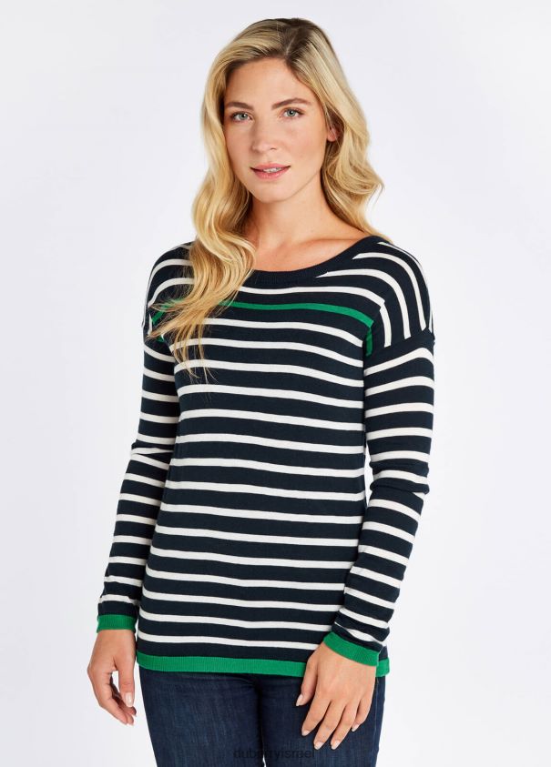 Dubarry נשים סוודר leixlip הַלבָּשָׁה חיל הים מולטי 62HPJ561