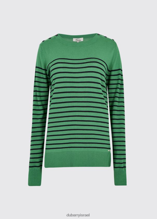 Dubarry נשים סוודר קל משקל של portlaw הַלבָּשָׁה קלי גרין 62HPJ547