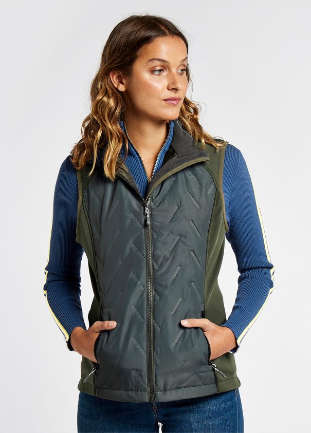 Dubarry נשים redbarn performance gilet הַלבָּשָׁה פסטו 62HPJ135